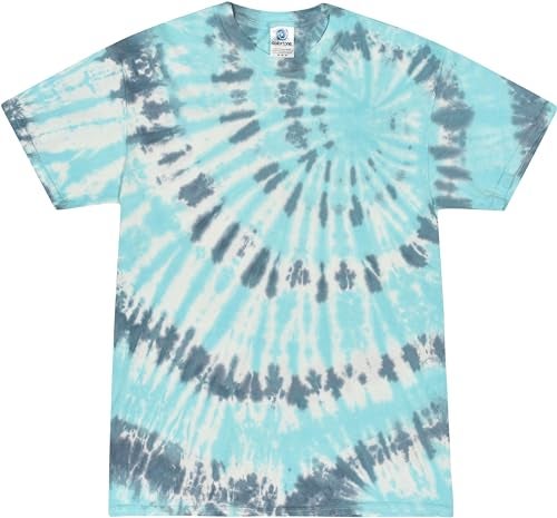 Colortone 100% Cotton Tie Dye T-Shirt for Kids 14-16, Large, Coral Reef - Image 2