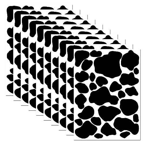 AOWDIAO 280 Pieces Cow Print Stickers Peel and Stick Vinyl Decals for Wall, Car, Laptop, Water Bottle & Home Decor - Image 1