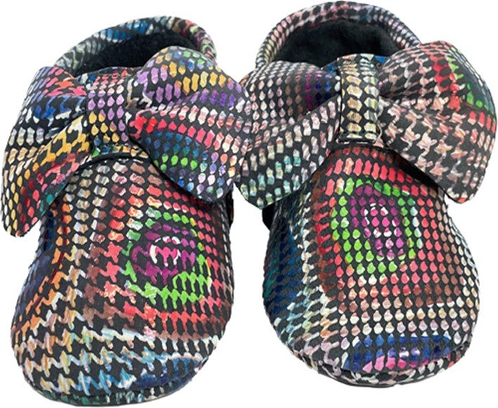 Evokids Leather Colored Baby Booties  - Image 1