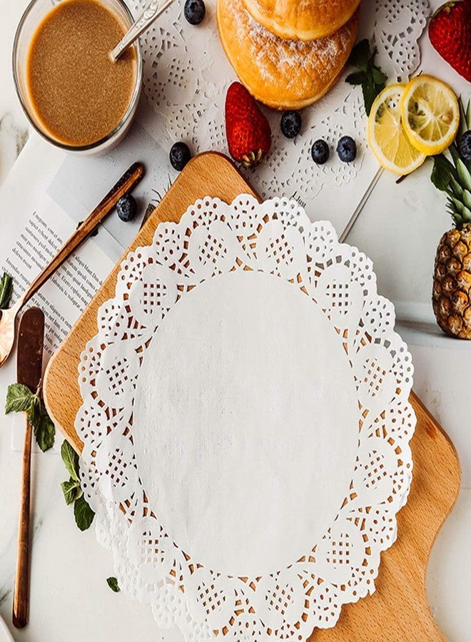 APSAMBR -7.5 Paper Doilies, 100 Pieces Doilies Paper, Lace Doileys Paper Round Decorative Paper Placemats Bulk Doiles Round Paper Placemats for Cake Packaging - Image 3