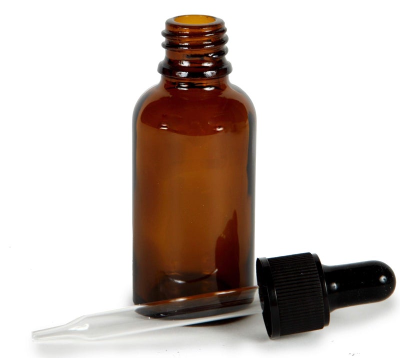Vivaplex فيفابلكس، زجاجات كهرمانية، 4 أونصات، مع قطارات زجاجية - عبوة من 2 - Image 4