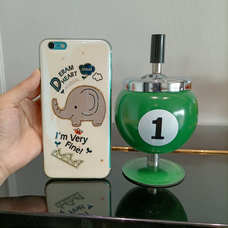 Fashionable And Personalized Ashtray Large Size With Lid Creative Cigarette Cup Windproof Bar Ktv Billiards Living Room Internet Cafe Ashtray - Image 5