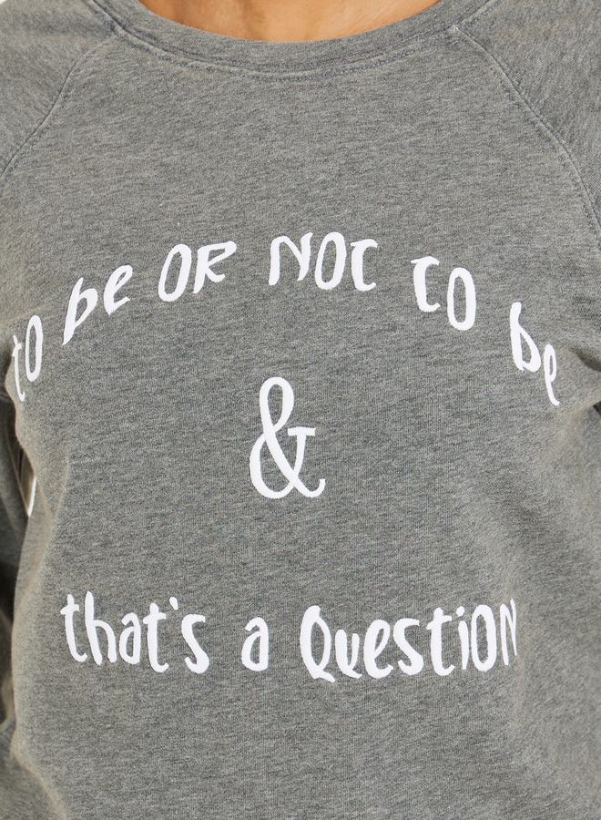 Take Two Regular Fit Acid Wash Text Print Sweatshirt  - Image 4