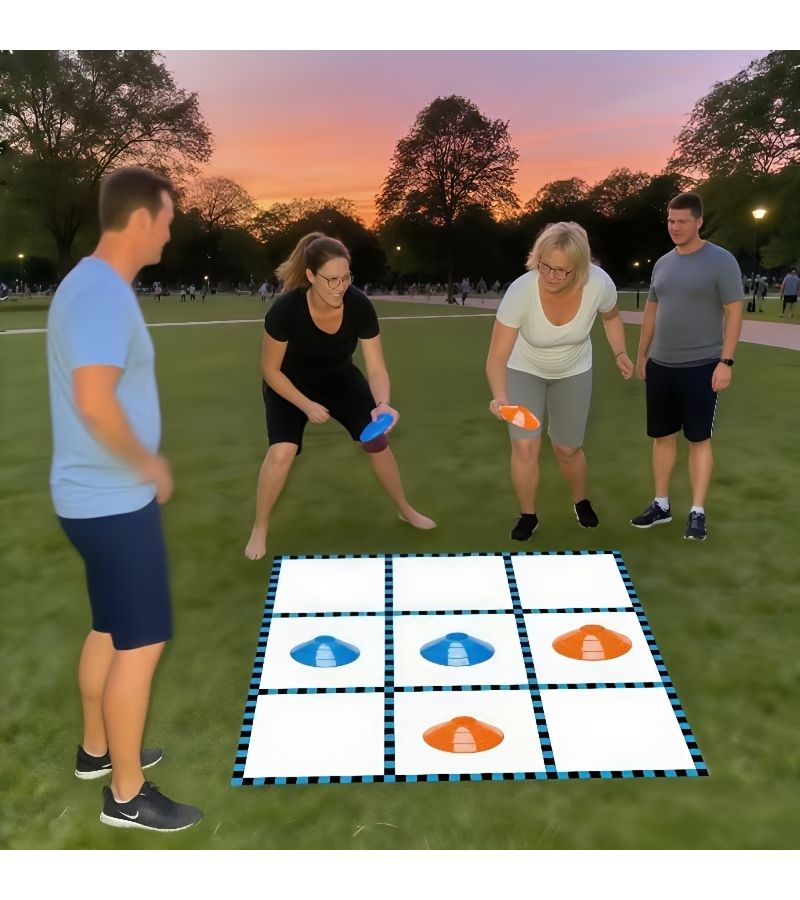 Portable Speed 3 Letter Game Yellow Black Orange Green Thick Reusable Board Indoor Outdoor Fun - Image 3