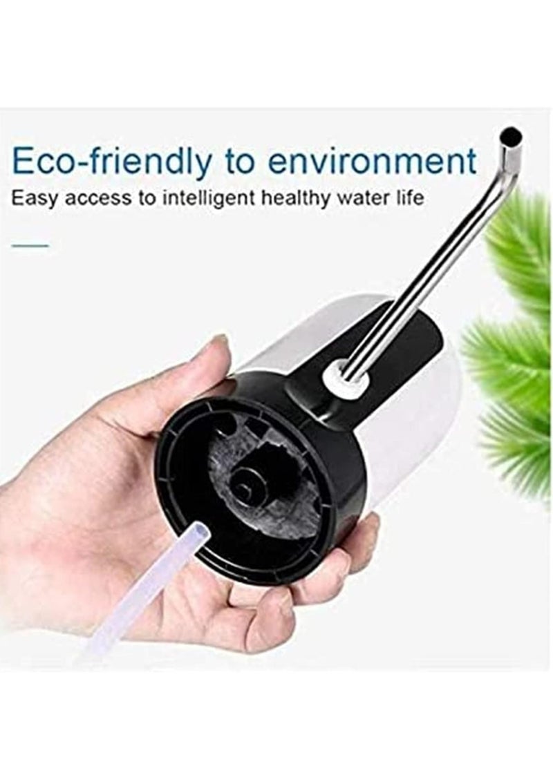 Generic Automatic Portable Water Dispenser, Drinking Water Pump for 5 Gallon Bottle Jug with USB Rechargeable - White  - Image 5