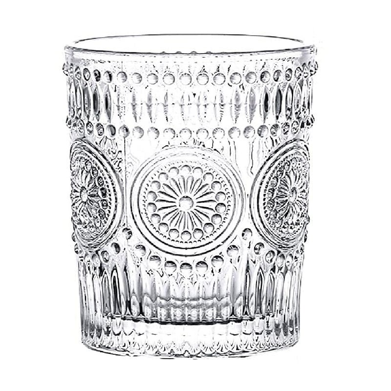 VILON Italian Premium Rock Style Old Fashioned Whiskey Glasses Big Crystal Tumbler Glassware for Cocktail Bourbon and Scotch Set of 12 - Image 1