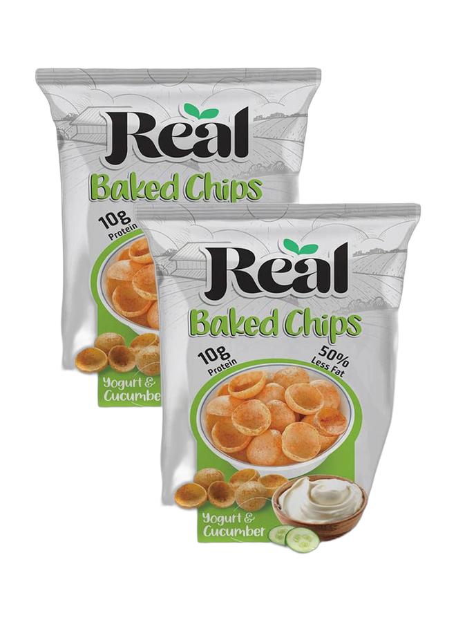 Real Protein Baked Potato 60gm- Yogurt With Cucumber (Pack of 2) - Image 1
