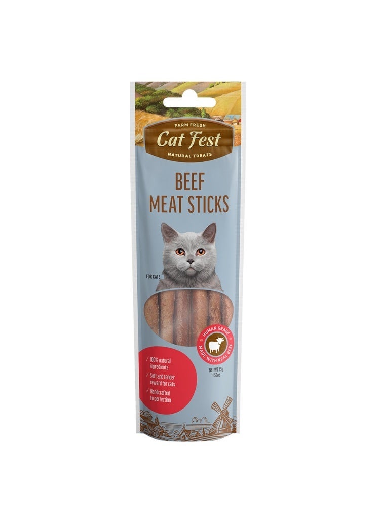 Cat Fest Meat Sticks Beef For Cat[Weight - 45g] - Image 1