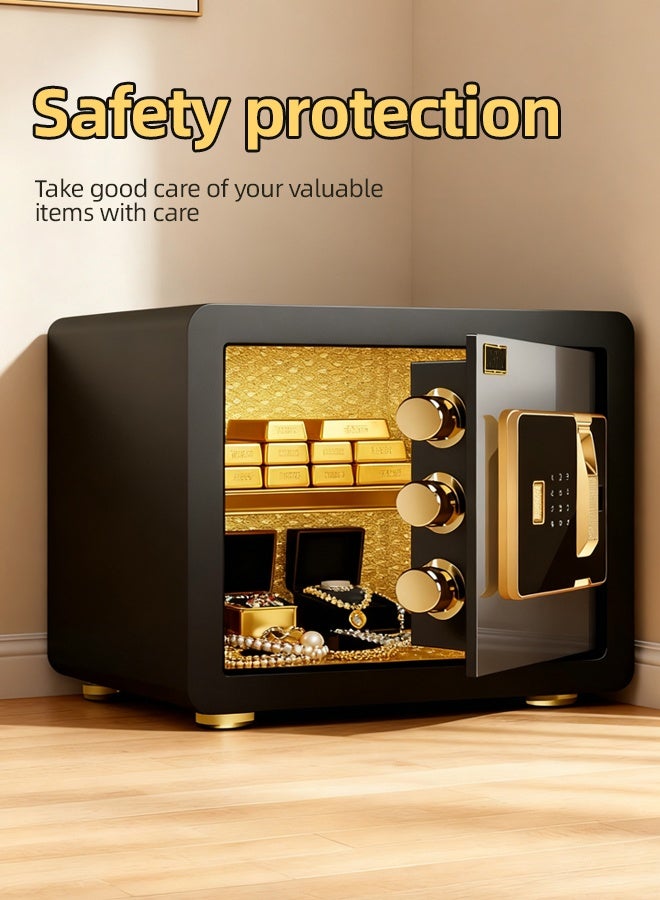 VINNYSEN Fireproof Safe Waterproof and Fireproof Home Safe Fireproof Safe with Programmable Keypad and Fingerprint Unlocking Smart Alarm Fireproof Safe for Home Storage of Money Documents and Valuables - Image 5