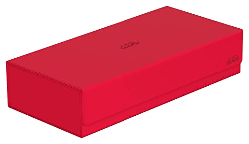 Ultimate Guard Superhive 550 Deck Case for 550 DoubleSleeved TCG Cards Red Compatible with Boulders Magnetic Closure  Microfiber Inner Lining - Image 1