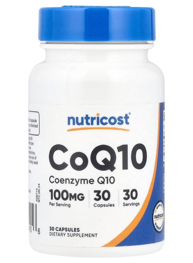Nutricost CoQ10 100 mg 30 Capsules - Image 1