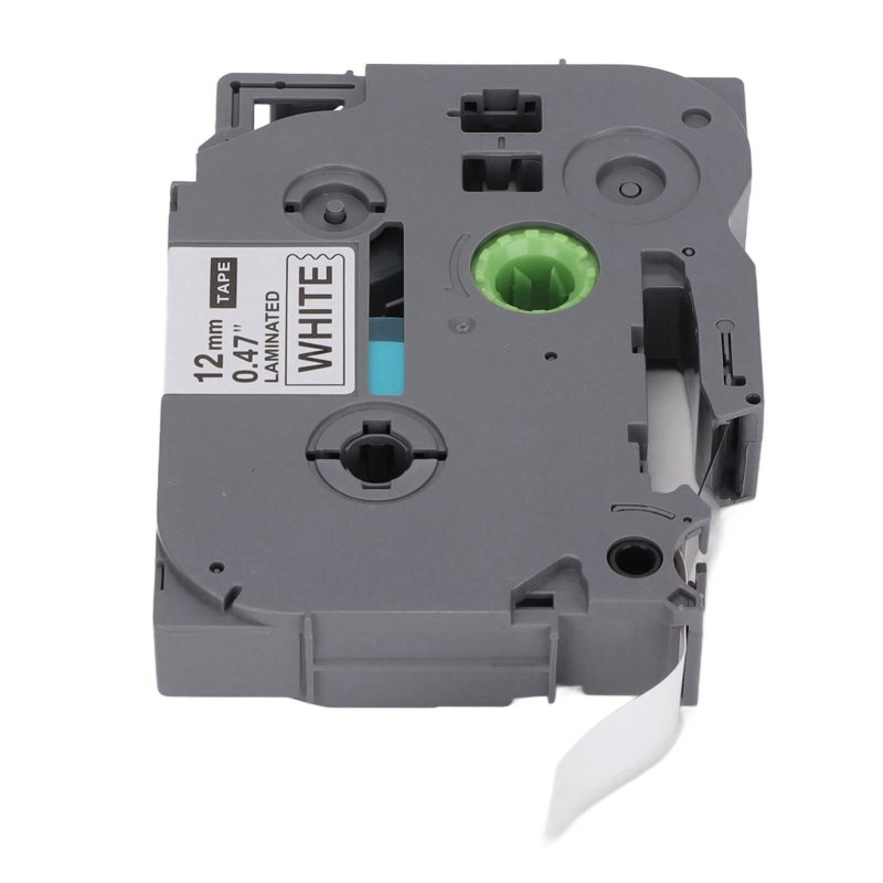 Label Maker Tape: TZC231 Compatible 1 Roll, Waterproof Covering - High Toughness, Strong Adhesive, Even Inking for Badge Labels, Operation Instruction Labels, Material Identification - Image 3