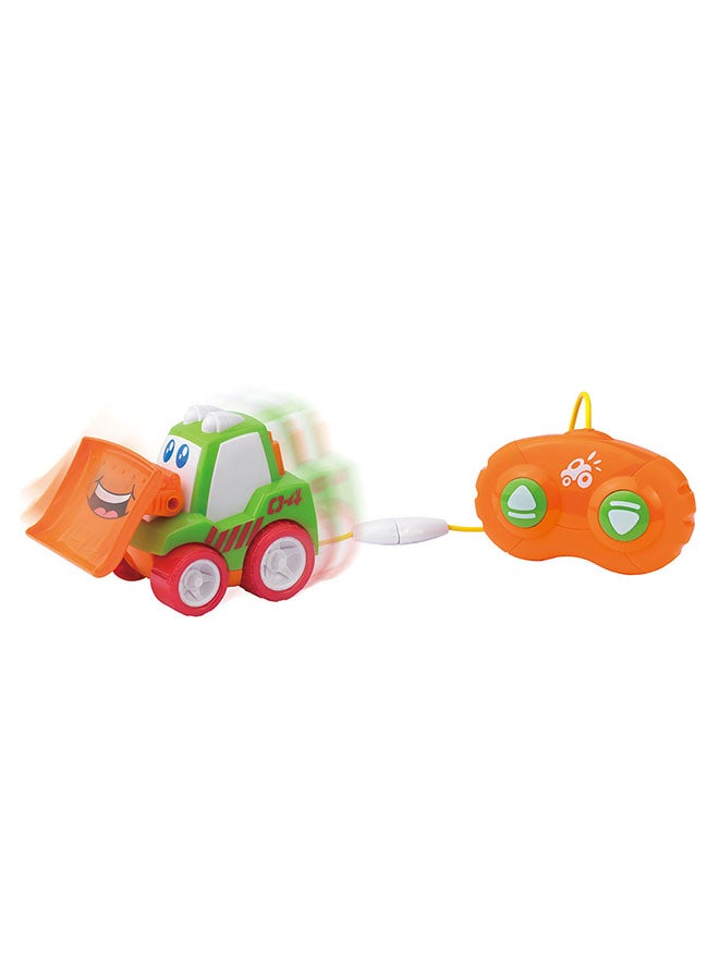 Happy Kids شاحنة المتعلمين الصغار - مركبة تحكم عن بعد مع أسلاك قابلة للفصل، جهاز تحكم سميك ليدين صغيرتين، 4 أنماط متنوعة، 12 شهرًا وما فوق - Image 3