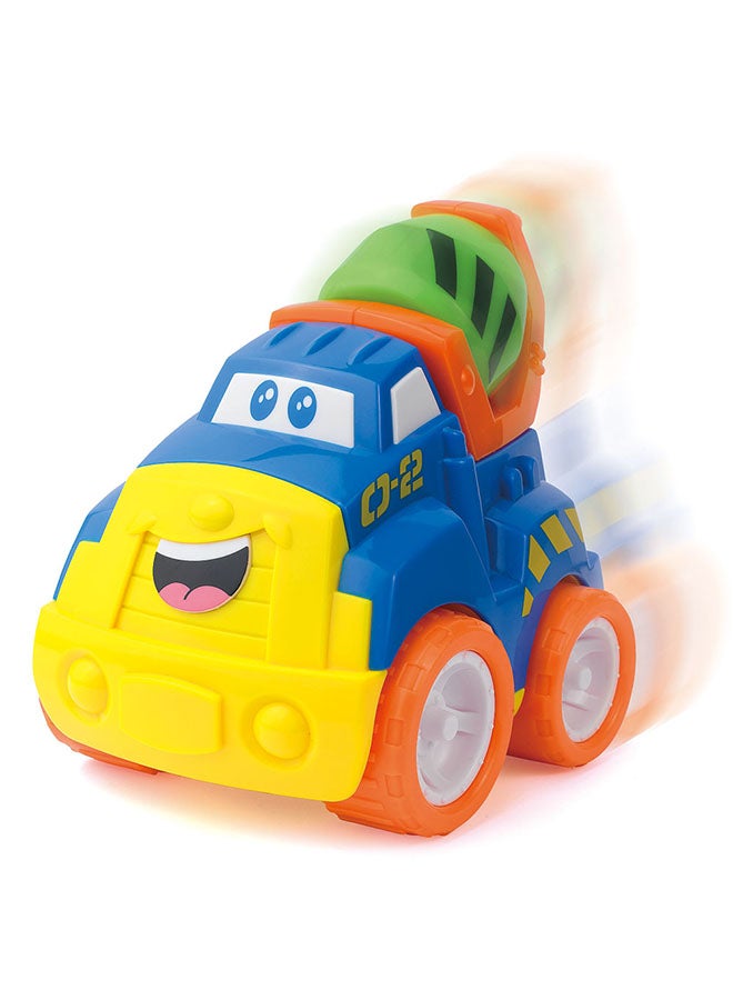 Happy Kids شاحنة المتعلمين الصغار - مركبة تحكم عن بعد مع أسلاك قابلة للفصل، جهاز تحكم سميك ليدين صغيرتين، 4 أنماط متنوعة، 12 شهرًا وما فوق - Image 4