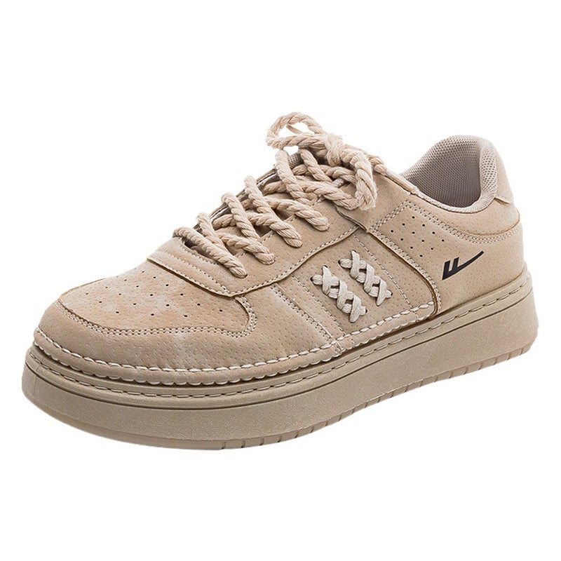 Pull-Back Design Thick-Soled Sneakers, Simple and Versatile, High-End Casual Shoes for Men and Women, Color-Blocked Breathable Couple Shoes - Image 2
