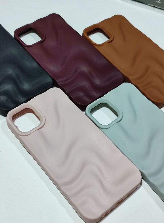 Premium Matte Case Compatible with iPhone 11 Pro Max, Featuring a 3D Wave Design, Durable Material for Shock and Scratch Protection, a Comfortable Feel, and a Stylish Look - Blue - Image 5