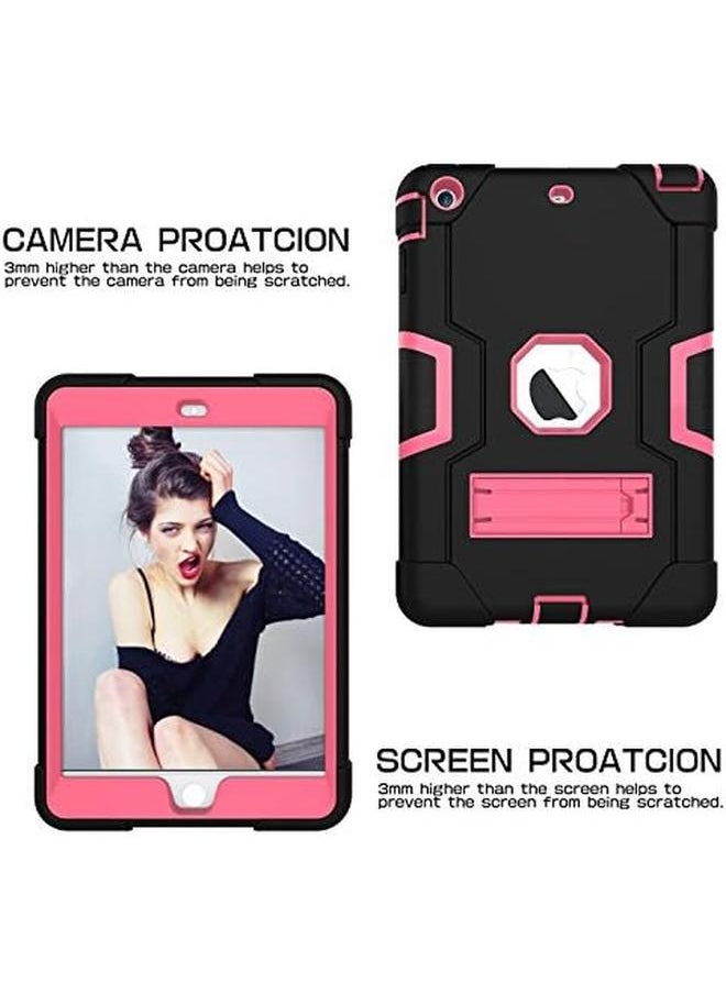 erorex - Hbs Ipad Mini Case Ipad Mini 2 Case Ipad Mini 3 Case Ipad Mini Retina Case Slim Heavy Duty Shockproof Rugged Protective Case With Built In Stand For Ipad Mini 1 2 3 Hei Mei - Image 1