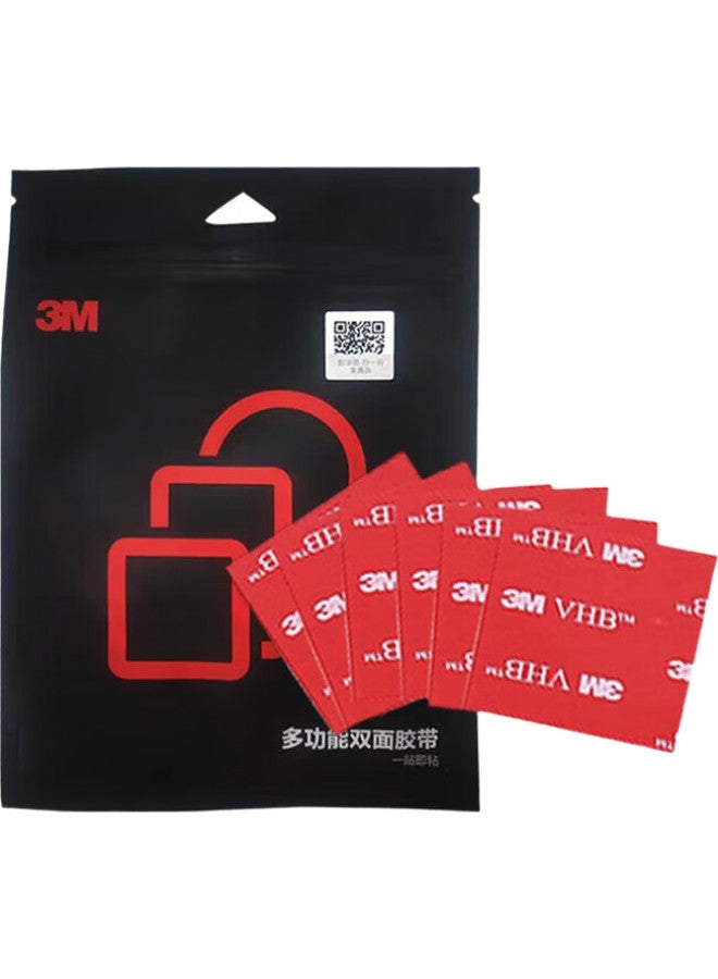 3M 3M Double-Sided Tape, Strong Adhesive, Traceless, Transparent, Heat-Resistant, For Etc Car Mount Bracket, 50Mm*50Mm (5 Pieces), 4910 - Image 2