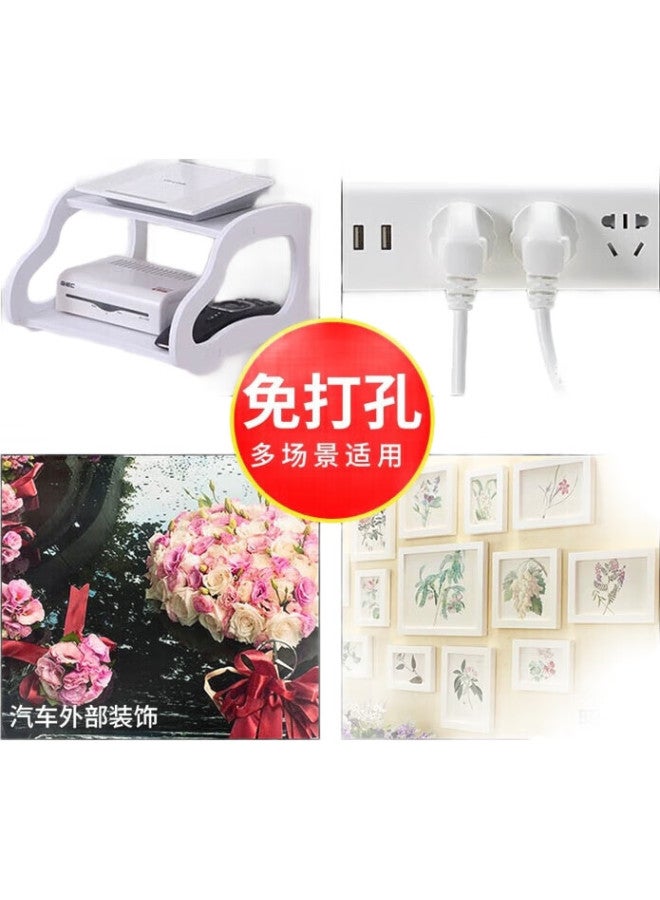 3M 3M Double-Sided Tape, Strong Adhesive, Traceless, Transparent, Heat-Resistant, For Etc Car Mount Bracket, 50Mm*50Mm (5 Pieces), 4910 - Image 1