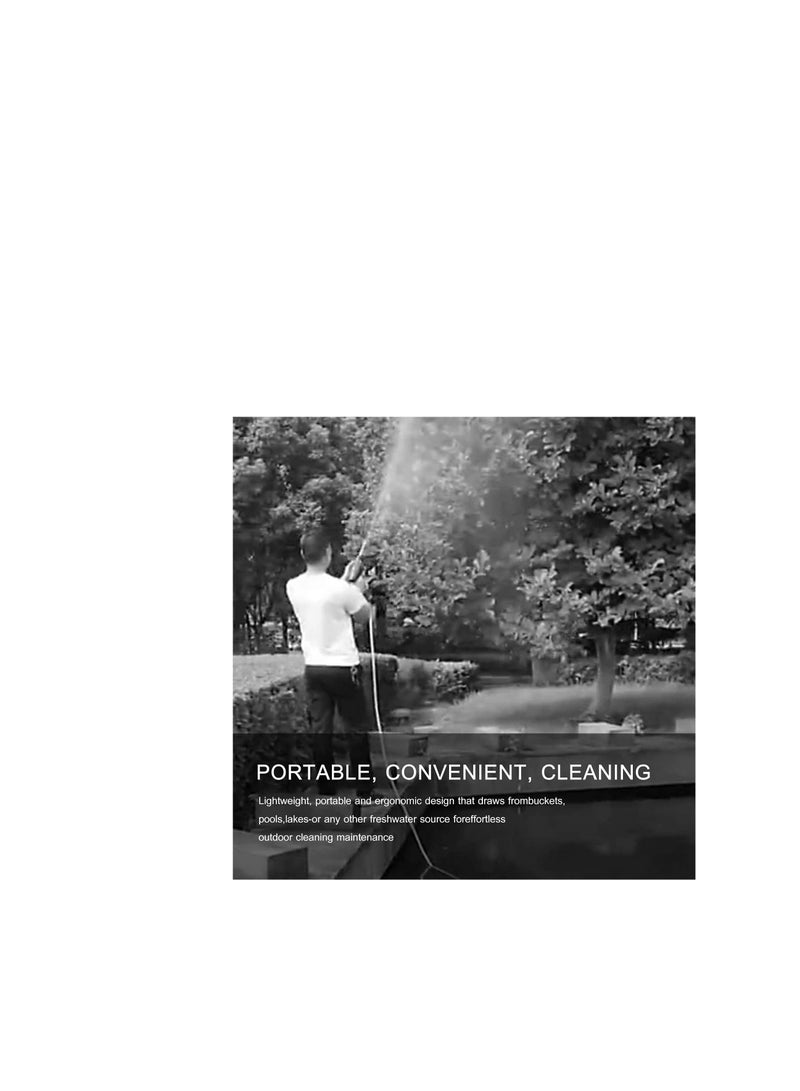 عباسلي غسالة الضغط العالي الكهربائية غسالة الضغط بندقية المحمولة اللاسلكي منظف الطاقة العالية 24 فولت - Image 3