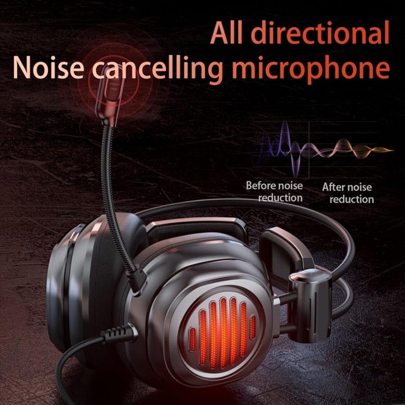 Esports Gaming Headset with Suspended Headband Omnidirectional 3.5mm Jack for Comfort - Image 1