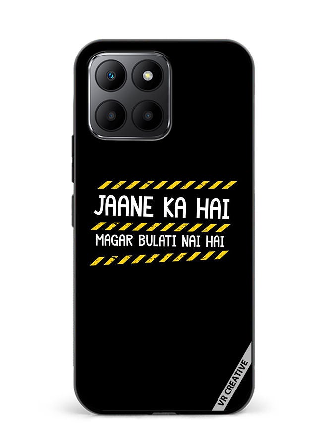 VR CREATIVE Protective Case Cover For Honor 70 Lite Jaane Ka Hai Design Multicolour - Image 1