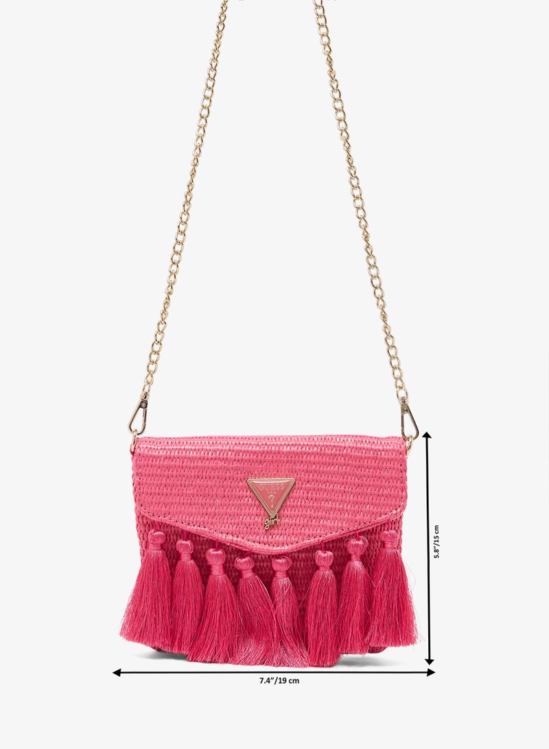 GUESS Infant Staw Crossbody Bag - Image 5