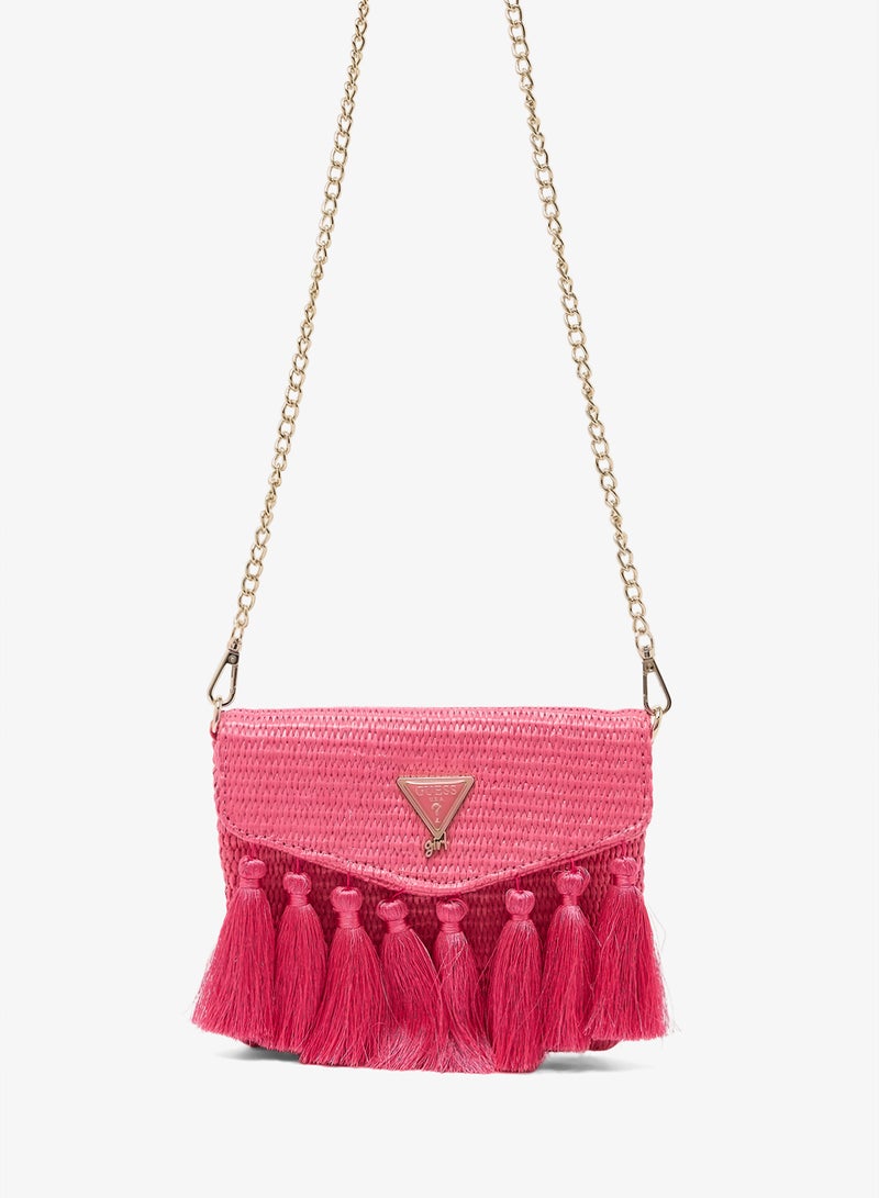 GUESS Infant Staw Crossbody Bag - Image 1