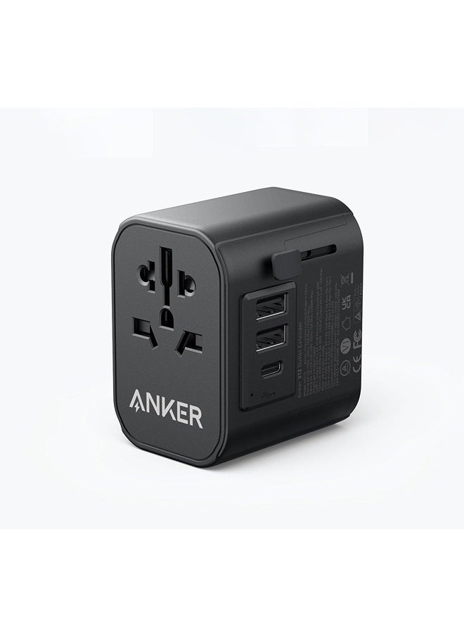 Anker محول السفر PowerExtend USBC 30W USB A × 2 أسود  - Image 4