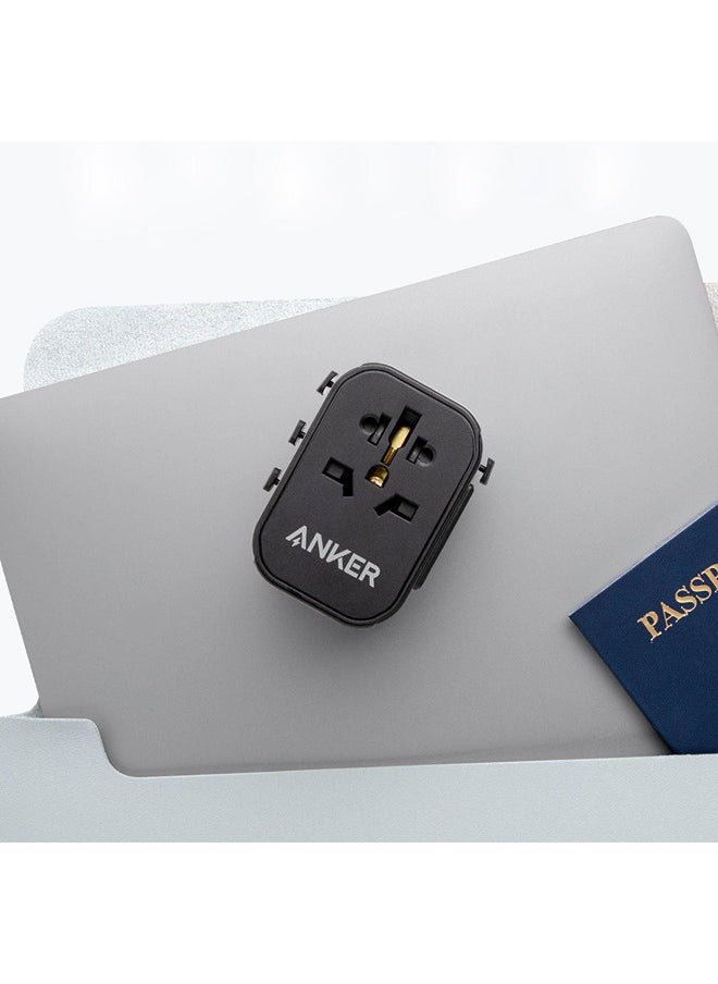 Anker محول السفر PowerExtend USBC 30W USB A × 2 أسود  - Image 3