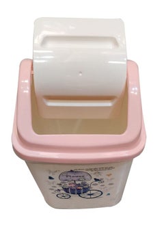 LACOT GENERAL TRADING LLC Set of 2 pcs Plastic Dust Bin With Swing Top For Home, Office, Factory -8 Ltr  - Image 4