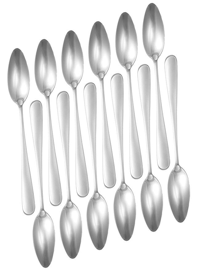 BLeaf Stainless Steel-Dessert Spoon Set (Pack of 12) - Image 1