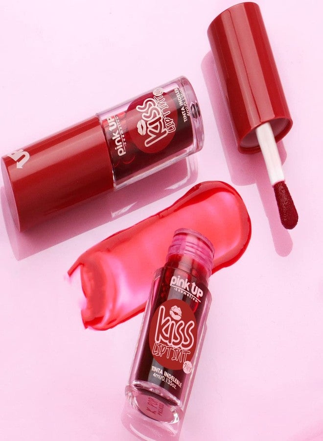Pink Up Kiss Lip Tint | Lip Tint Stain | Lip | Long-lasting lip tint | Non-transferable | Intense colours | Natural effect | Lips | Eyes and Cheeks | Non-drying | Color KPop - Image 4