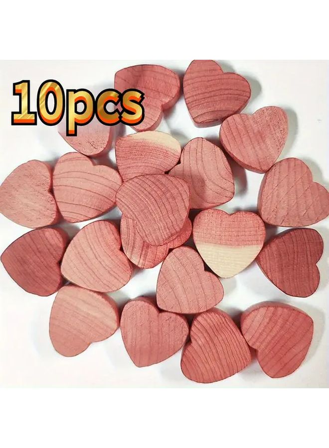 10 كرات خشب الأرز الطبيعية وردية مضادة للبقع معطرة منظِّم تخزين - Image 1