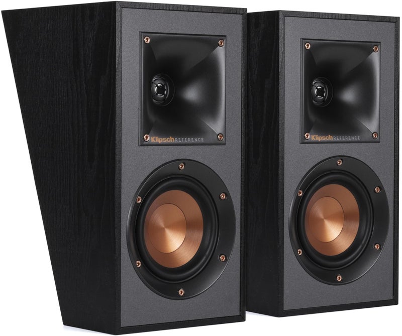 Klipsch R-41SA Powerful Detailed Home Speaker Set of 2 Black - Image 1