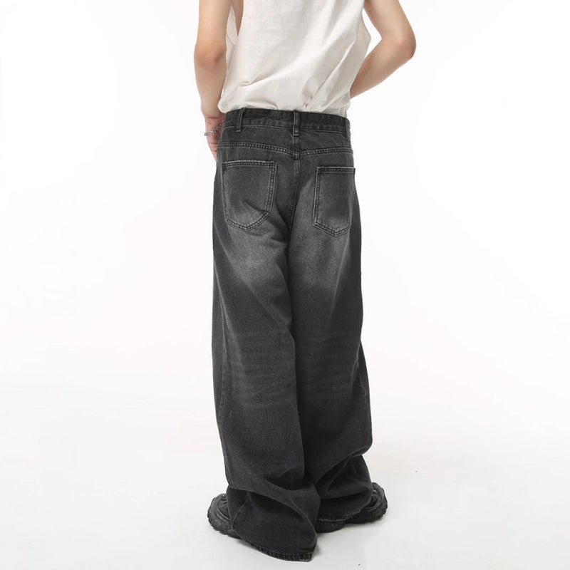 Unisex Classic Denim Jeans Loose Fit Daily Outdoor Wear - Image 5