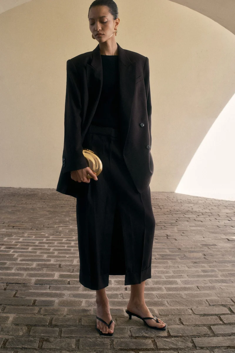 H&M Linen-blend blazer