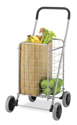 Whitmor Utility Shopping Cart - Durable Folding Design for Easy Storage, Model Number: 6250-4997-2-SIOC - Image 3