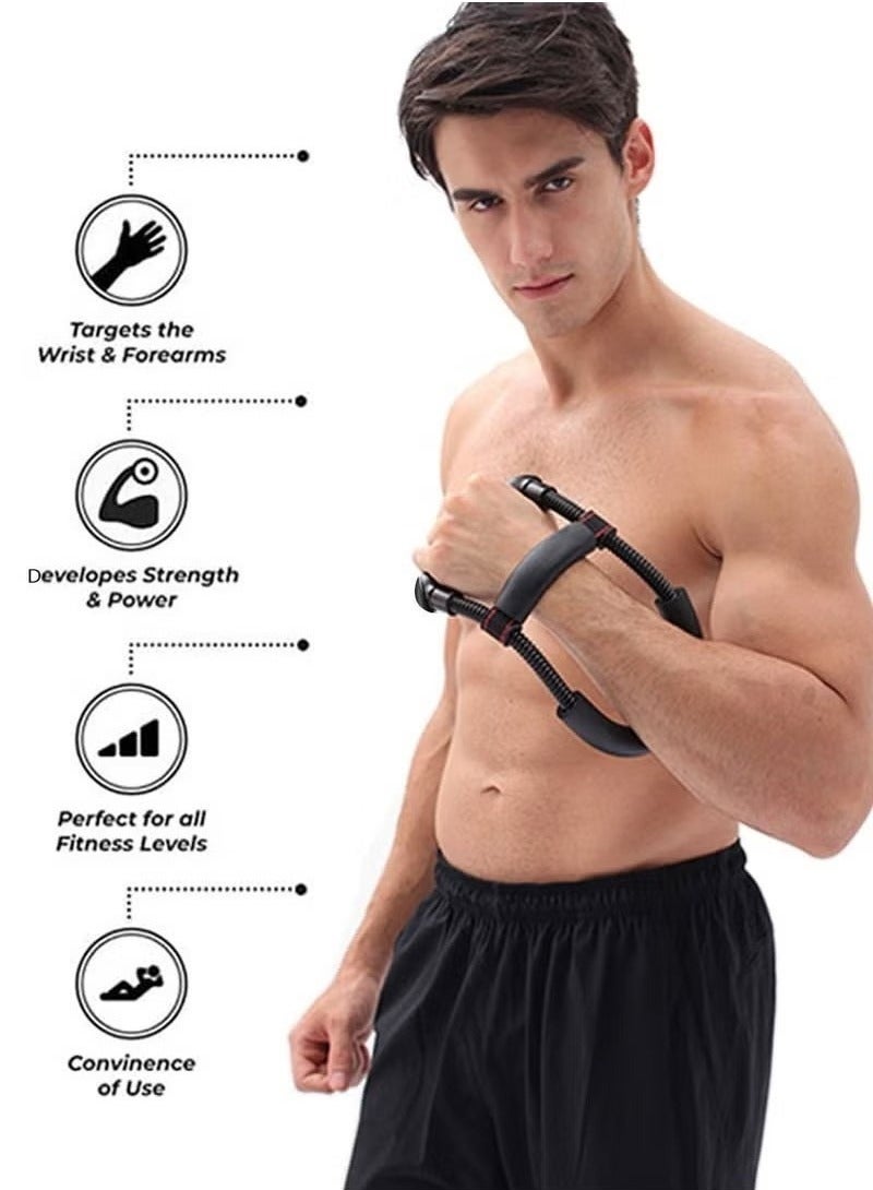 BAEKO Wrist Exercise Workout Strength Exerciser for Athletes, Fitness and Bodybuilders, Hand Grip Arm Trainer Forearm Hand Wrist Finger Exercise Fitness Trainer Hand Exerciser, Arm Workout - Image 3