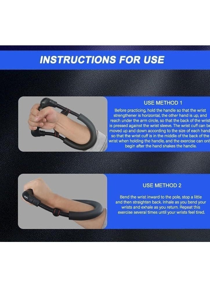 BAEKO Wrist Exercise Workout Strength Exerciser for Athletes, Fitness and Bodybuilders, Hand Grip Arm Trainer Forearm Hand Wrist Finger Exercise Fitness Trainer Hand Exerciser, Arm Workout - Image 4