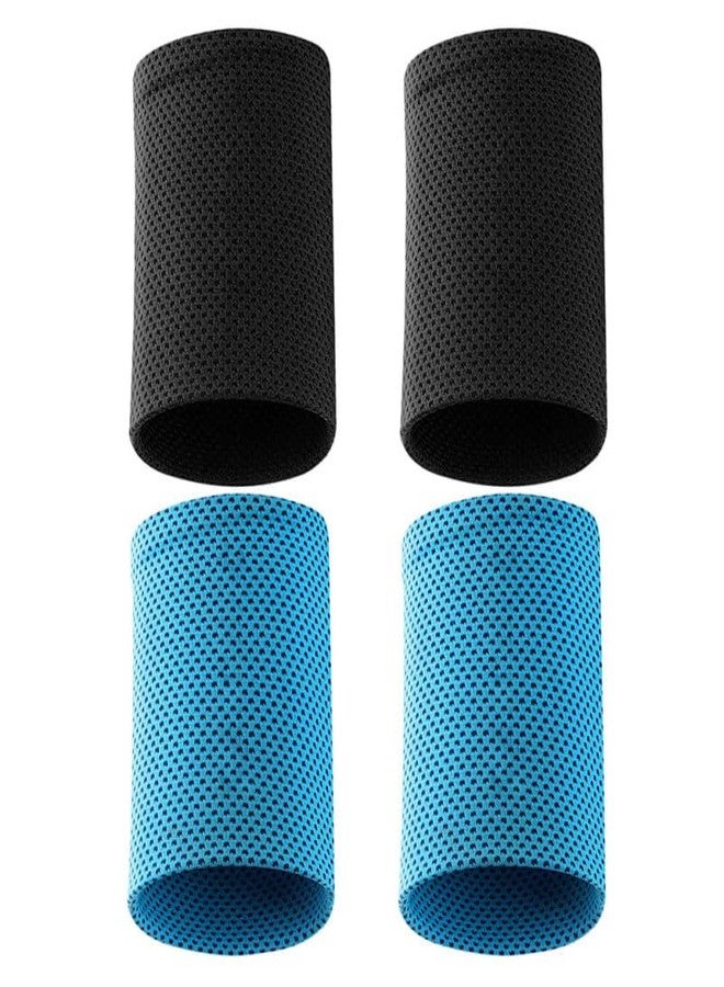 Toddmomy Cooling Wristbands for Sports Ice Silk Wrist Guards Breathable Summer Wrist Covers Sweat Absorbing Running Gym Unisex - Image 1