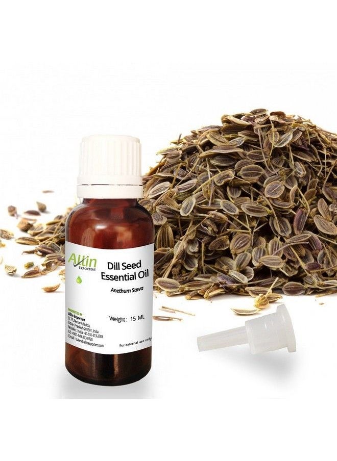 Allin Exporters Dill Seed Essential Oil With Fresh Grassy Smell Pure Natural & Undiluted Therapeutic Grade For Aromatherapy & Skincare (15Ml)  - Image 1