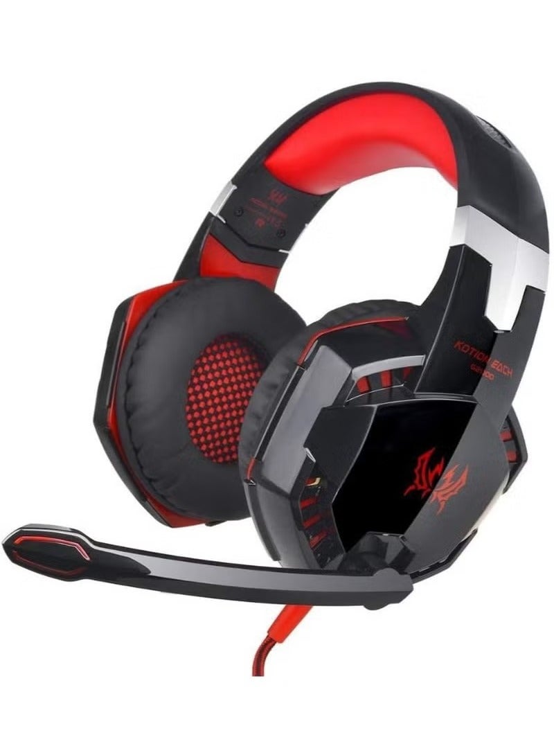 G2000 Wired Over-Ear Gaming Headsets With Mic For PS4/PS5/XOne/XSeries/NSwitch/PC  - Image 2
