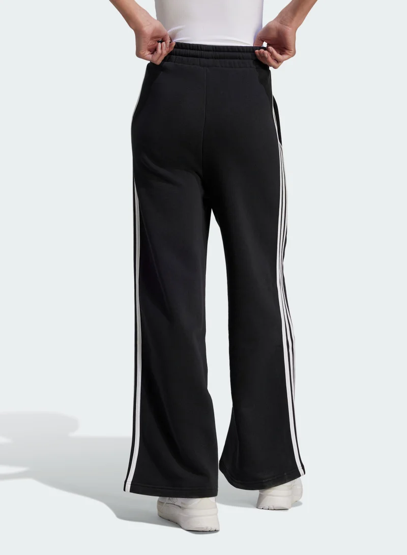 Adidas 3 Stripes Fleece Wide Pants