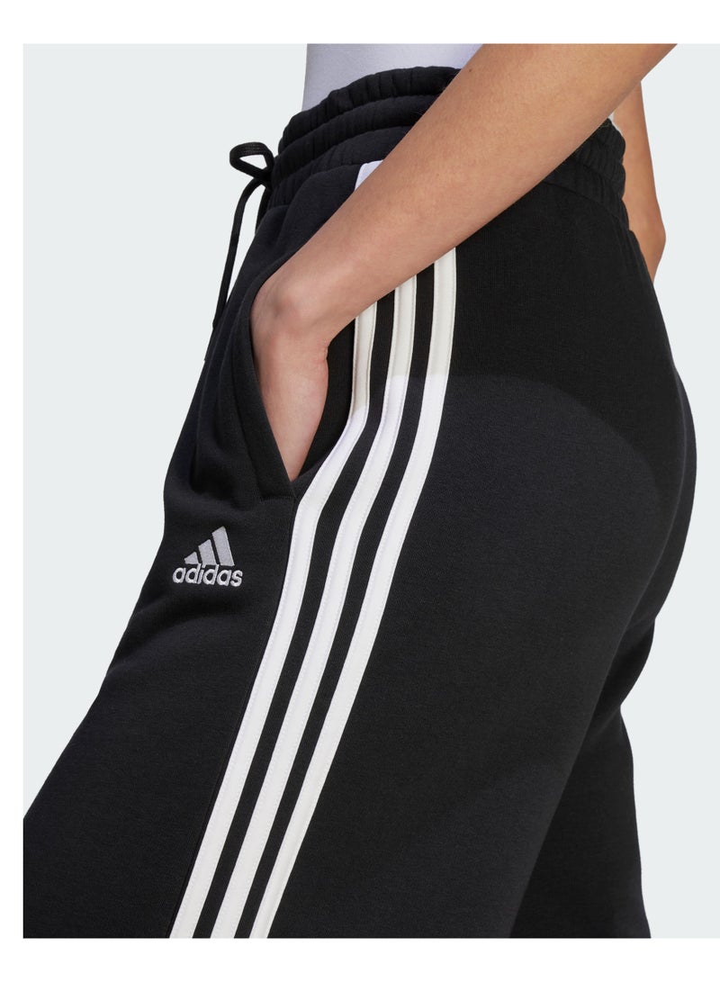 Adidas 3 Stripes Fleece Wide Pants - Image 3