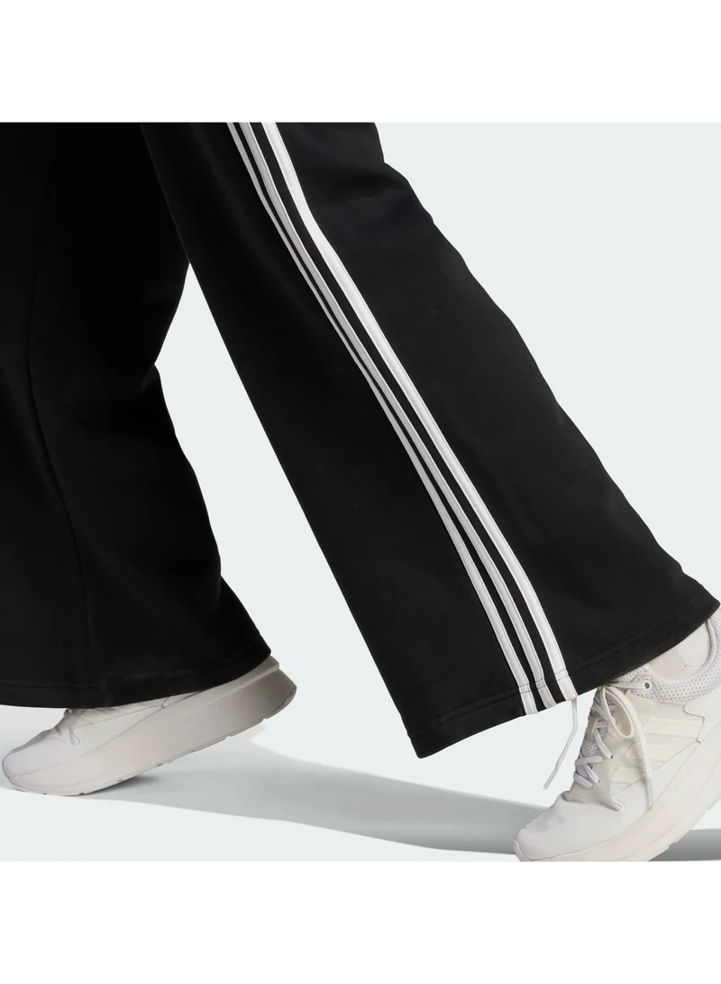 Adidas 3 Stripes Fleece Wide Pants