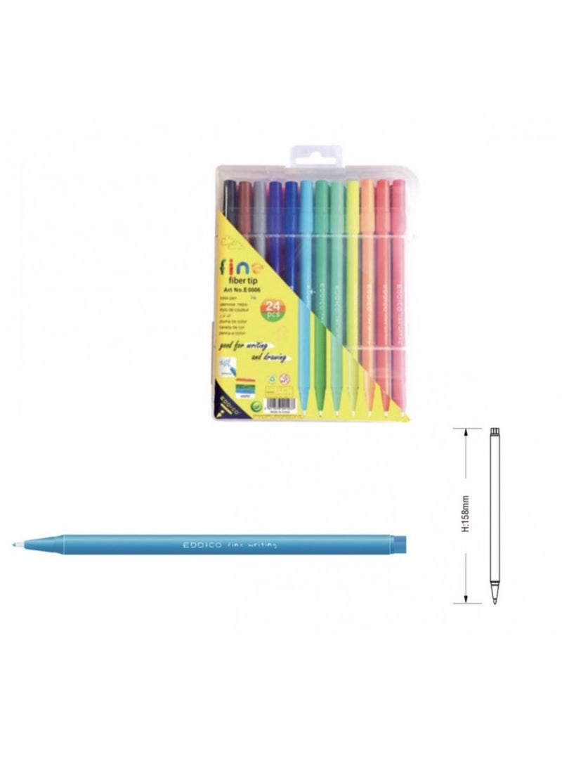Generic EDDICO 24 Color Fine Liner & Contouring Colors  - Image 2