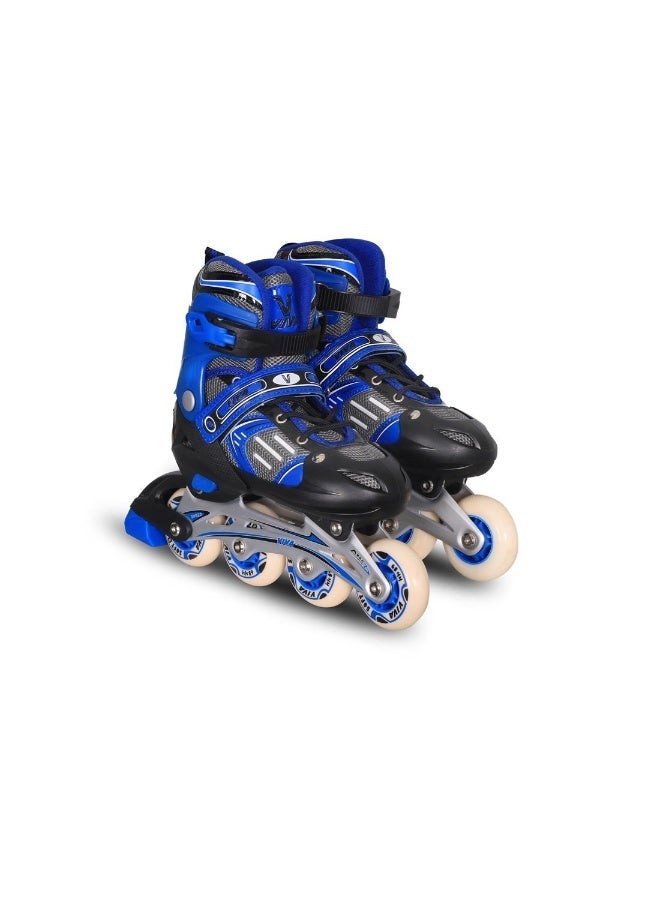 VIVA Adjustable Inline Skates, (68MM - Wheel Size) for All Boys and Girls - Image 1