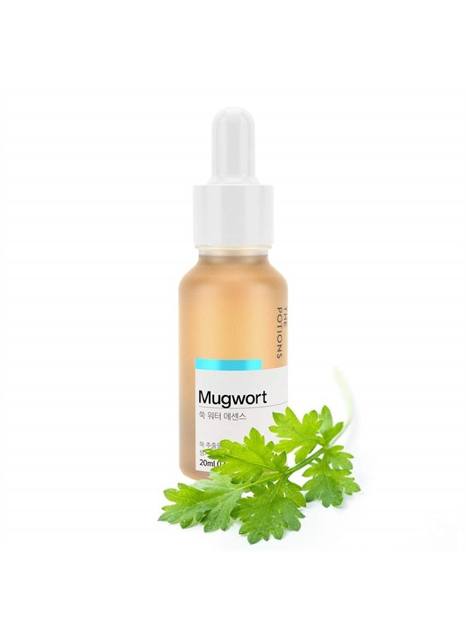 THE POTIONS Mugwort Essence for Face l Mugwort Extract, Soothe Sensitive and Acne Prone Skin, Hydrating Nourishment l Korean Skincare, Cruelty-free, Hypoallergenic - 20ml - Image 1