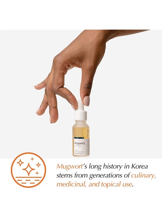 THE POTIONS Mugwort Essence for Face l Mugwort Extract, Soothe Sensitive and Acne Prone Skin, Hydrating Nourishment l Korean Skincare, Cruelty-free, Hypoallergenic - 20ml - Image 2